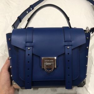 NEW Michael Kora Cobalt Blue Crossbody Bag
